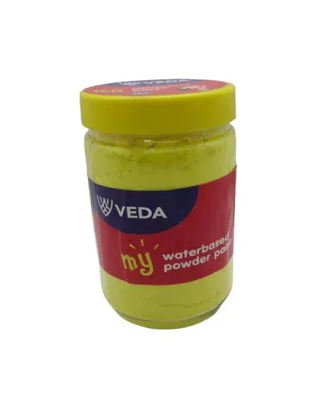 Veda Powder Paint Yellow 350 Grams Age- 6 Years & Above