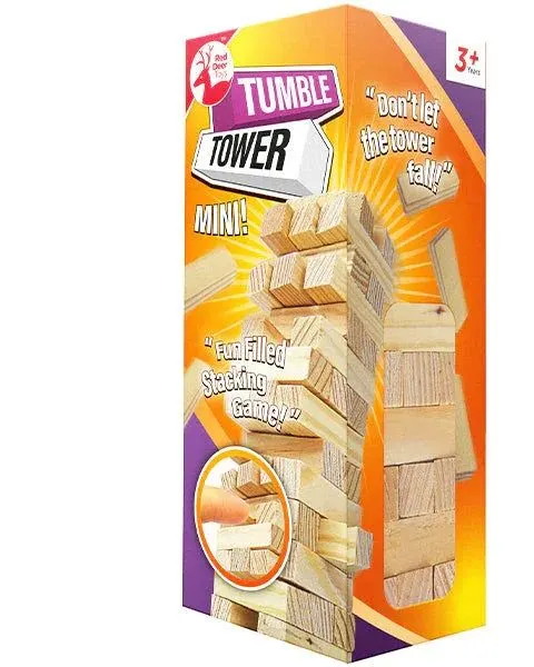 Red Deer Toys Mini Tumble Tower Set Age-3 Years & Above