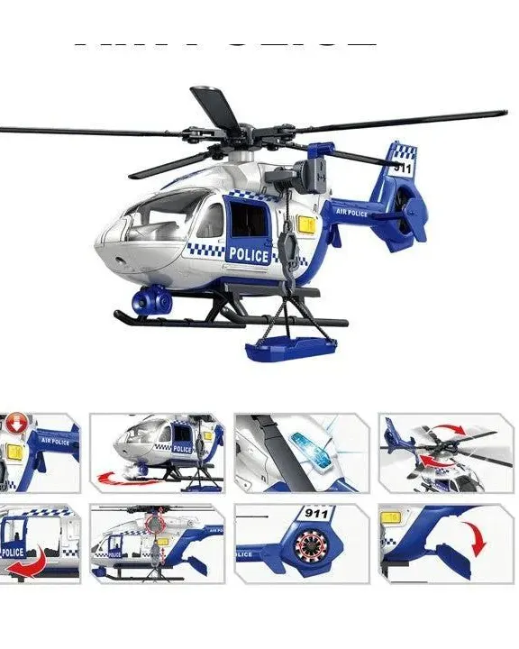 Toystar 1:12 City Police Helicopter Age- 3 Years & Above
