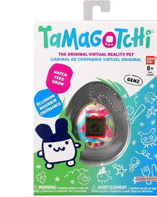 Tamagotchi Pastel Marble Virtual Pet Game Multicolor Age- 8 Years & Above