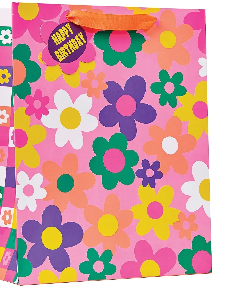Flower Power Large Gift Bag 6S