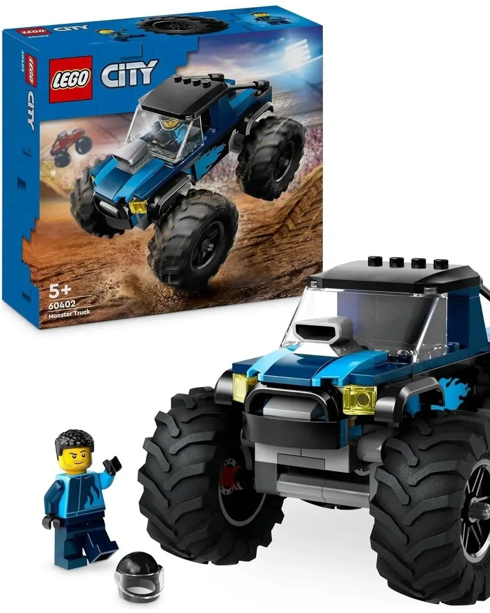 Lego Blue Monster Truck Building Blocks Multicolor Age- 6 Years & Above