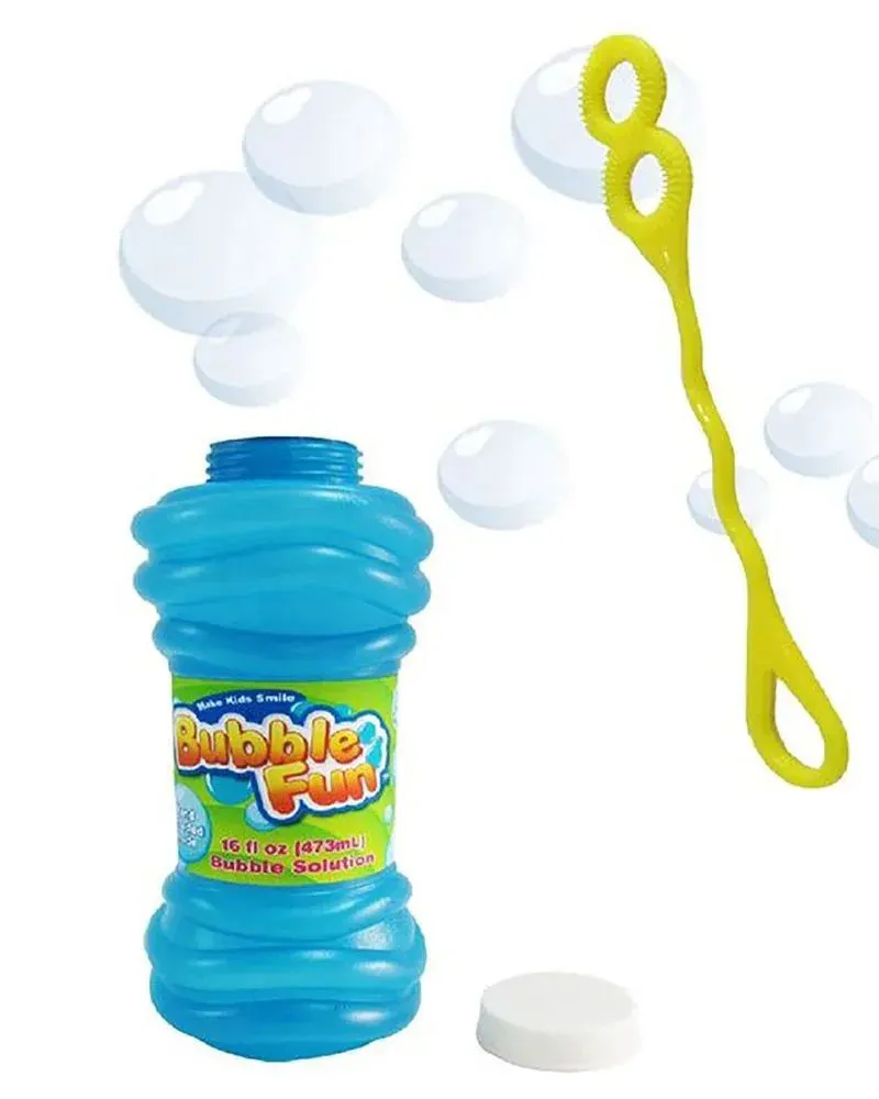 Power Joy Bubble Fun Solution 16Oz/0.47L Multicolor Age- 3 Years & Above
