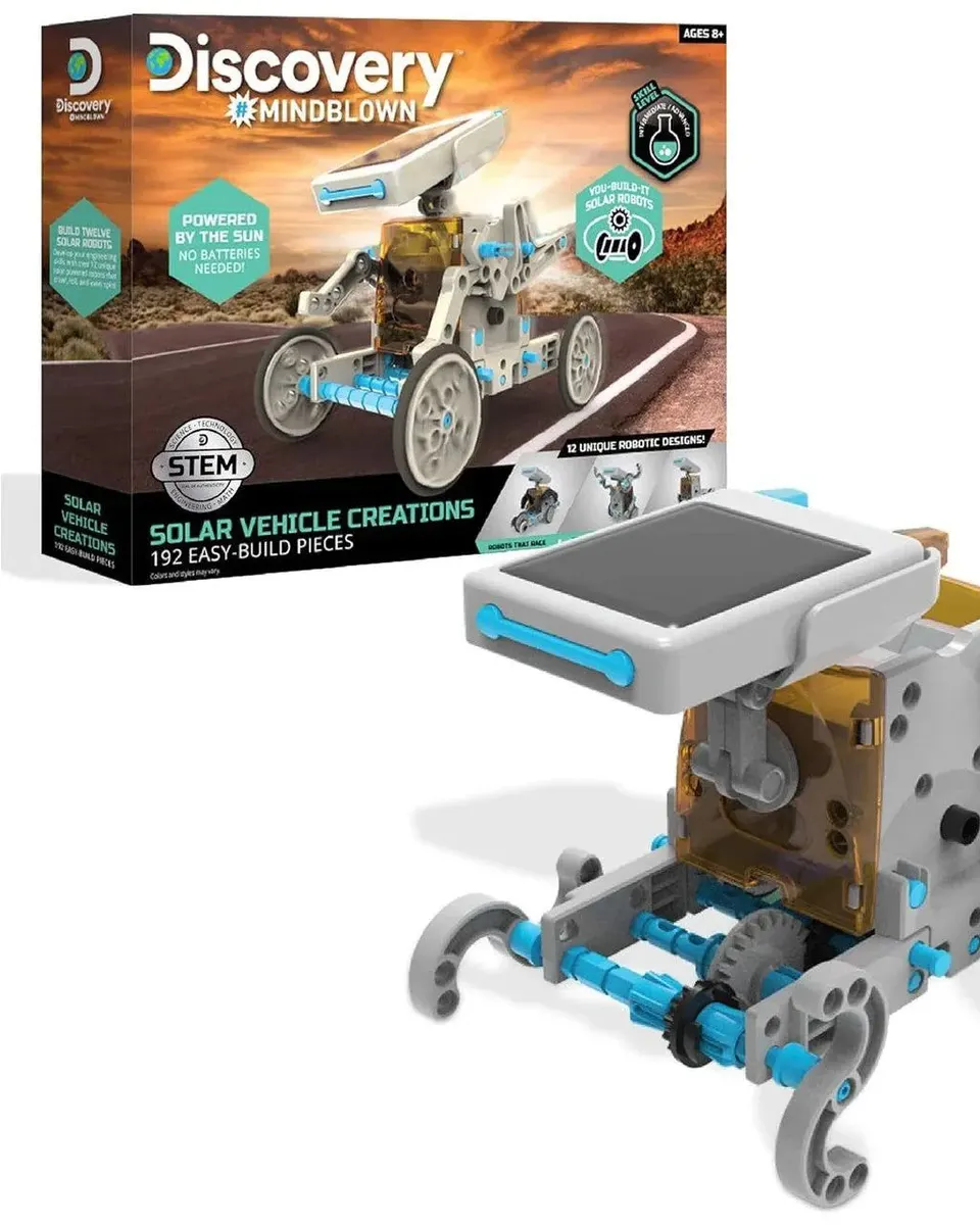 Discovery Toy Solar Vehicle Construction Set 197 Pieces Grey Age- 8 Years & Above