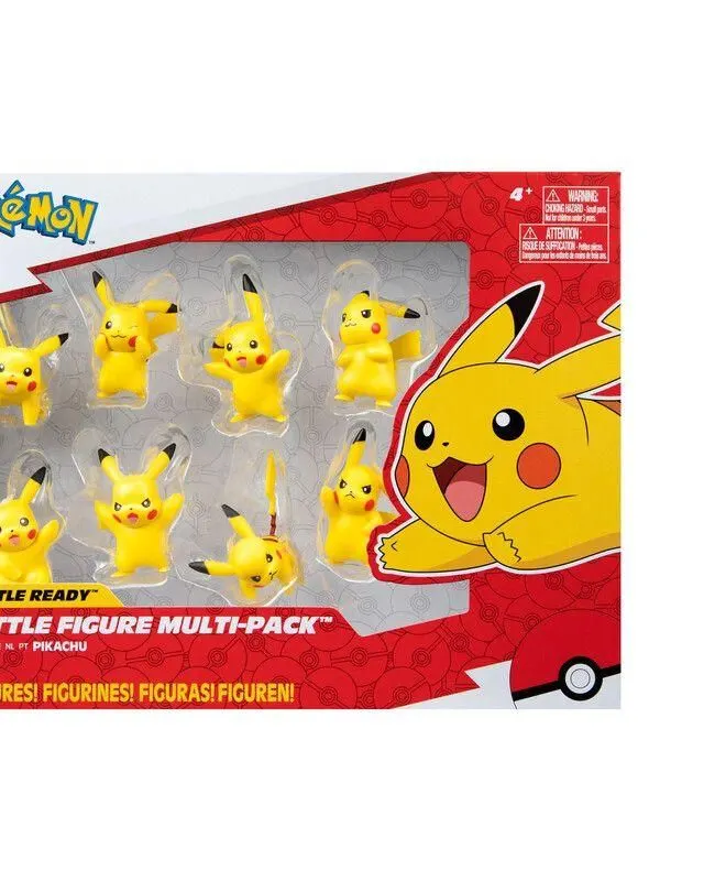 Pokemon 2" Pickachu Battle Figure 8 Pack Yellow Age- 4 Years & Above