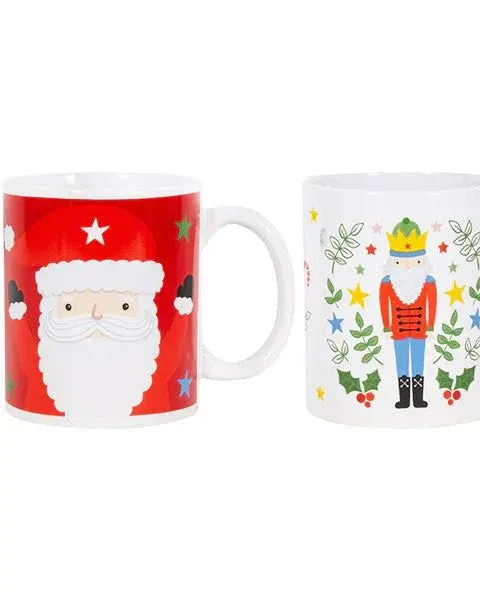 Pibi Christmas Santa & The Nutcracker Mug 11Oz Assorte Age-3 Years & Above