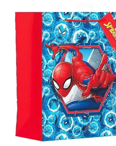 Marvel Superhero Spider-Man Gift Bag Large Age- Newborn & Above
