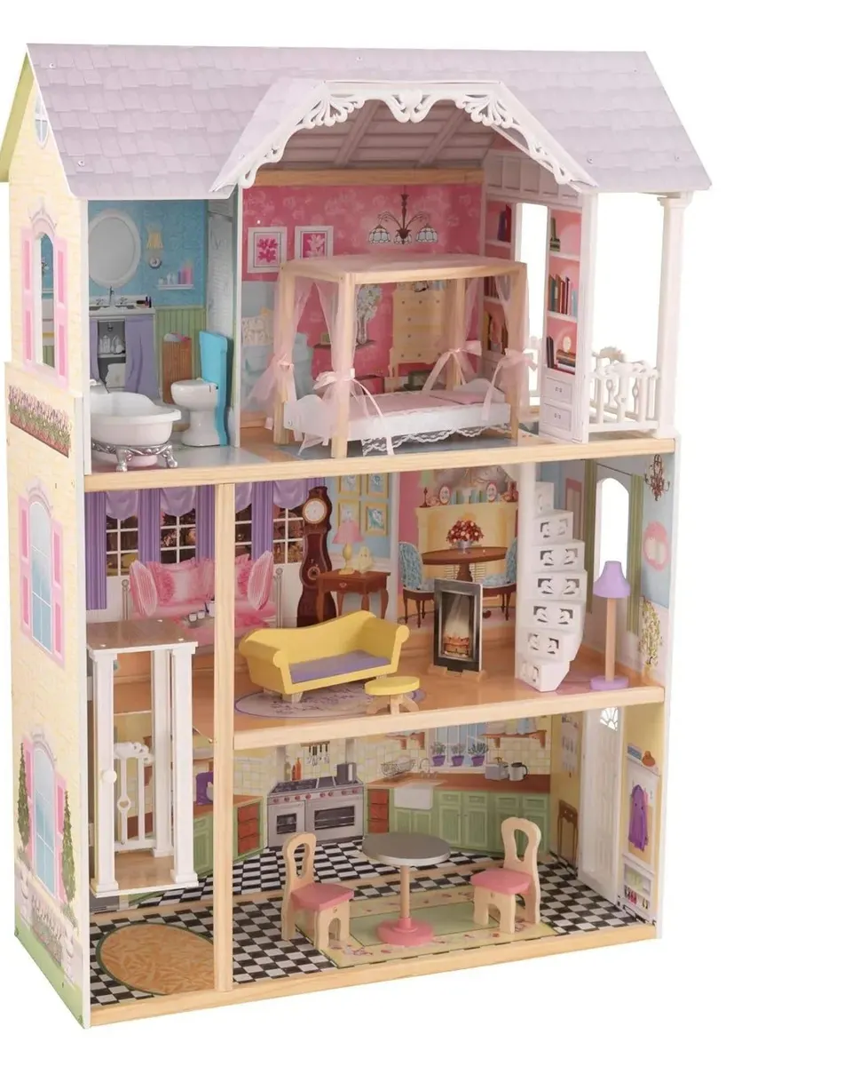 Kidkraft Kaylee 4-Feet Tall Kids Dollhouse Multicolor Age- 3 Years & Above