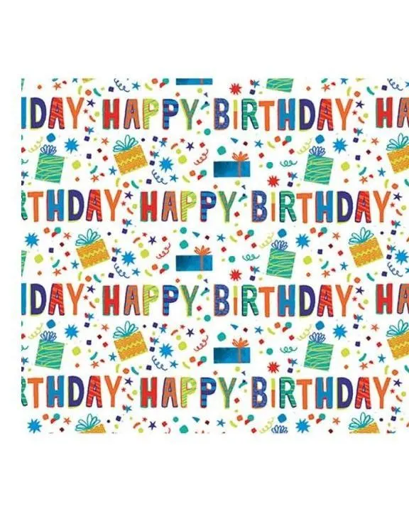 Simon Elvin Male Designer Happy Birthday Gift Wrap