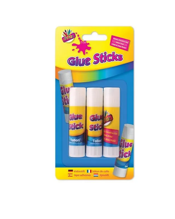 Artbox Twist Action Glue Sticks 8G 3 Pack Age- 3 Years & Above