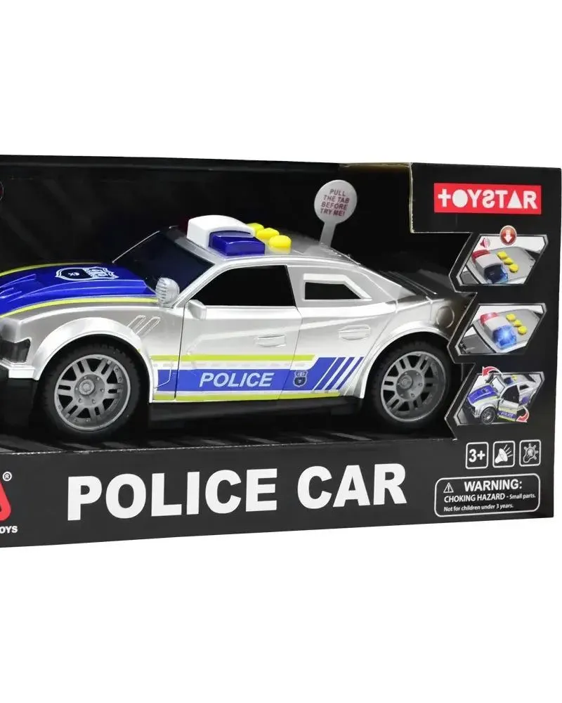 ToyStar 1:14 Scale City Police Car (With Sound, Lights) Age- 4 Years & Above