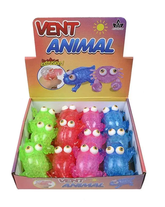 Pibi Vent Animals Extrusion Fidget Squishy Toy 8.5X11.5Cm Multicolor Assorted Pack of 1 Age- 3 Years & Above