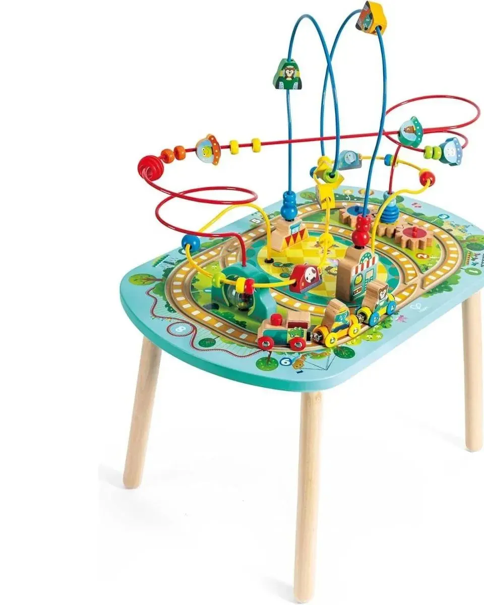Hape Twisting Railway Maze Table E3829 Age- 3 Years & Above