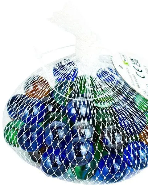 Pibi Assorted Marbles Bag 40 Pack Age- Newborn & Above
