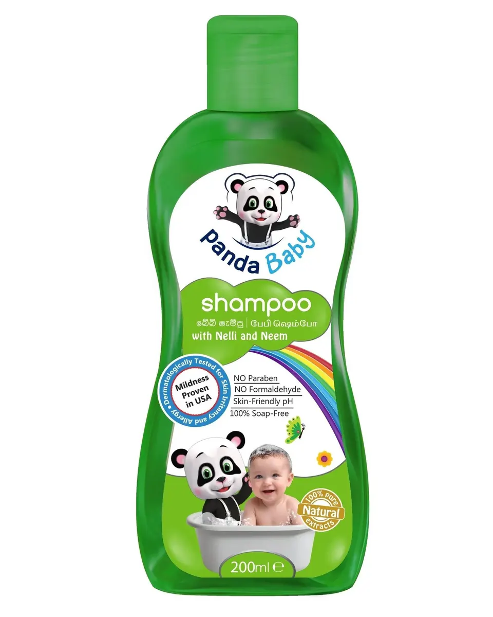 Panda Baby Shampoo -Nelii & Neem 200ml Age- Newborn & Above