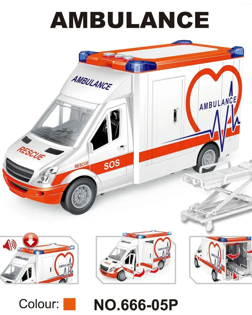 Toystar 1:14 City Ambulance Age- 3 Years & Above