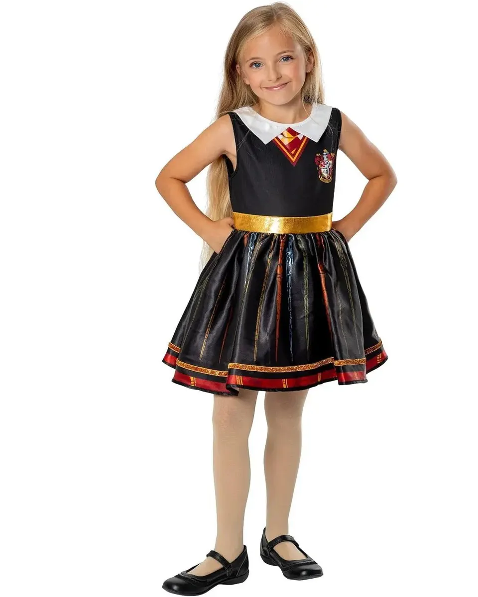 Rubies Harry Potter Hogwarts Girl's Gryffindor Dress Costume Black Age- 2 Years & Above