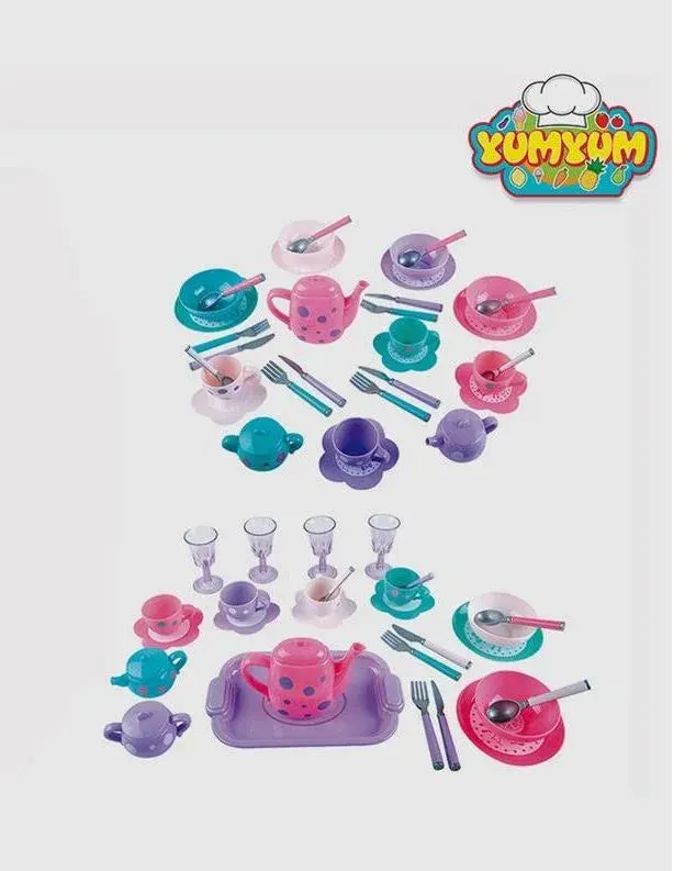 Power Joy Yumyum Kids Pretend Tea Set Multicolor Age- 3 Years & Above
