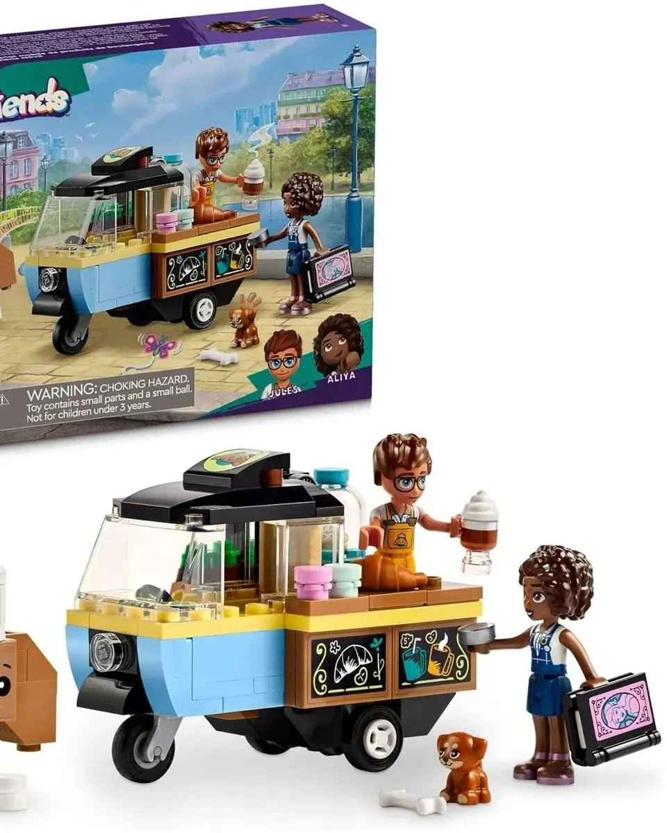 Lego Mobile Bakery Food Cart Building Blocks Multicolor Age- 3 Years & Above