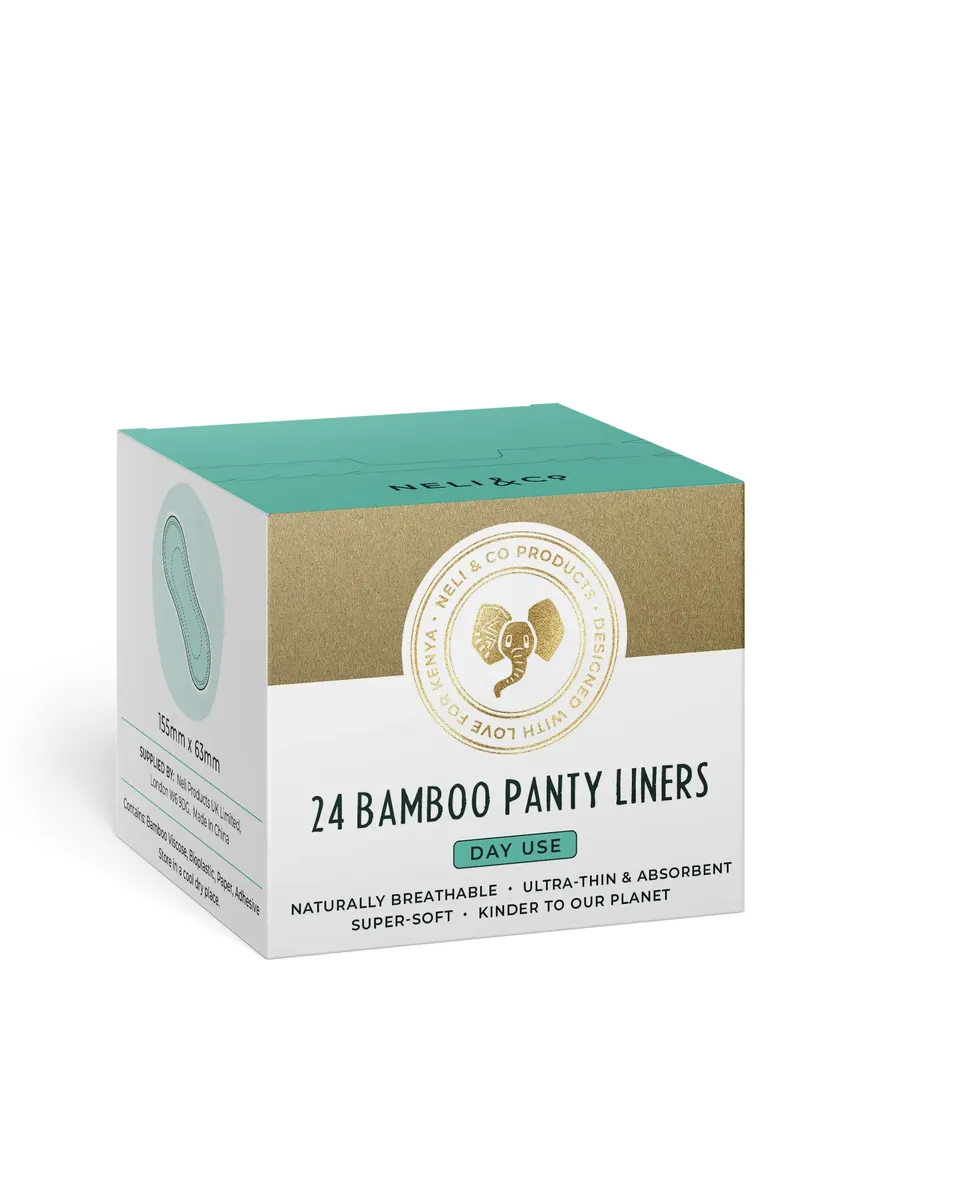 Neli & Co Bamboo Panty Liners pack of 24