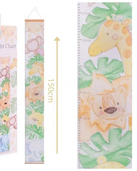 Hugs & Kisses Baby Height Chart 20Cm X 150Cm 20cm x 150cm Age-Newborn & Above