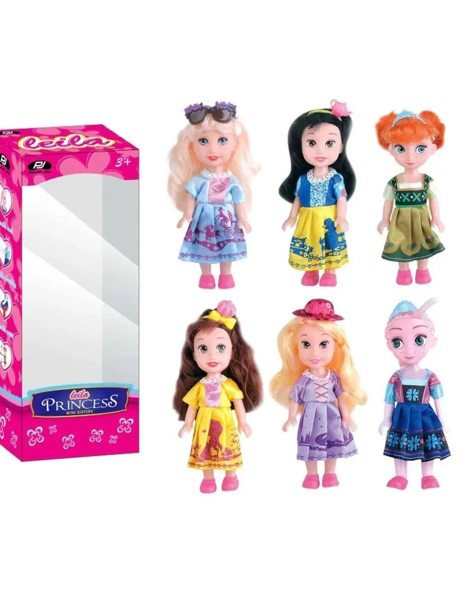 Power Joy Leila Mini Sisters 16 cm Doll Assorted 1 Pc Multicolor Age- 3 Years & Above