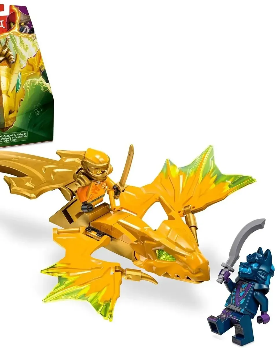 Lego Arin's Rising Dragon Strike Building Blocks Multicolor Age- 6 Years & Above