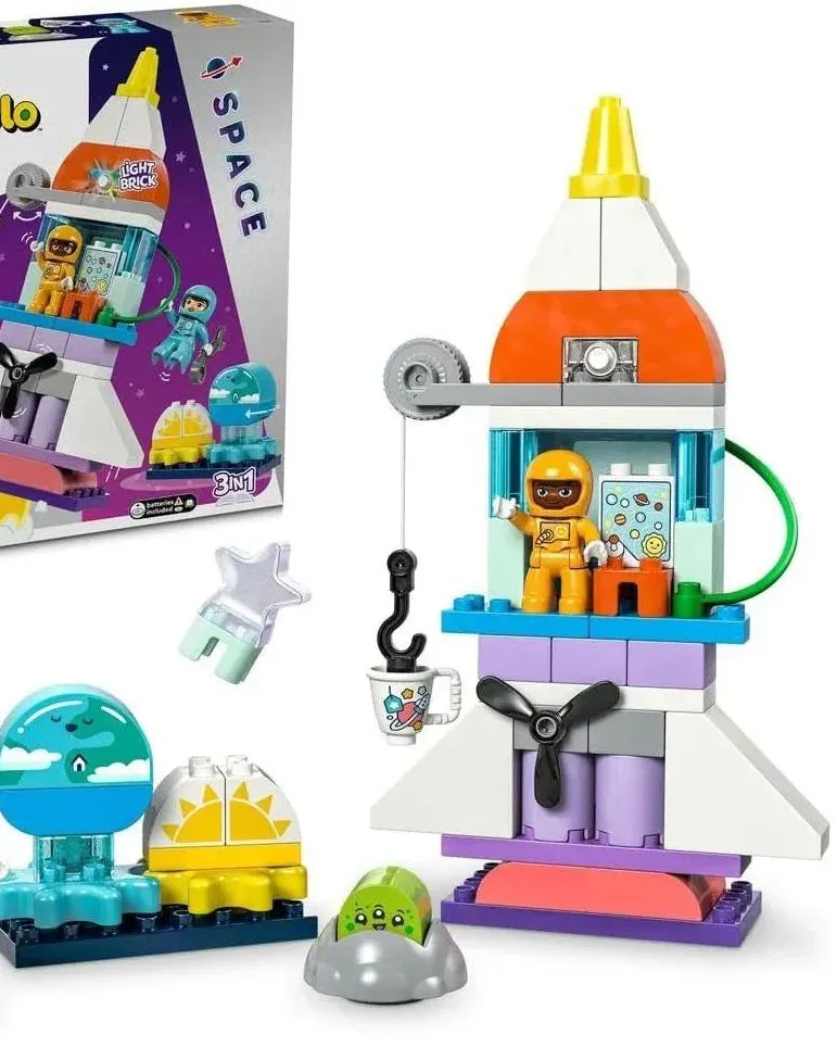 Lego 3 in 1 Space Shuttle Adventure Building Blocks Multicolor Age- 3 Years & Above