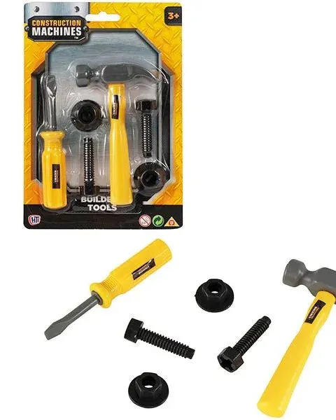 Pibi Construction Machines Builders Tools Set 6Pc Age-3 Years & Above