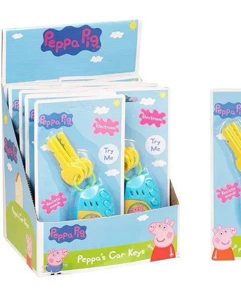 Peppa Pig Peppa'S Electronic Car Keys Cdu Age-3 Years & Above