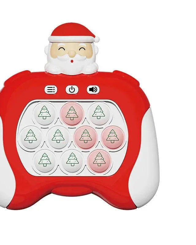 Pibi Santa Quick Push Fidget Game 15.5X15X6Cm Red/White Age- 3 Years & Above