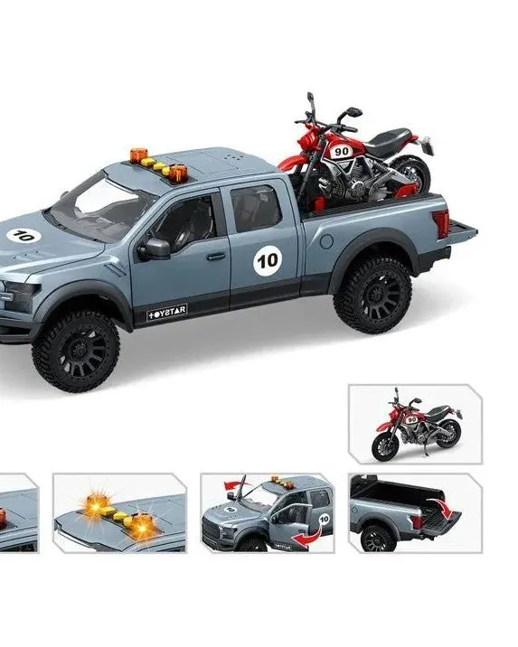 Toystar 1:12 Pickup Bike Age- 3 Years & Above