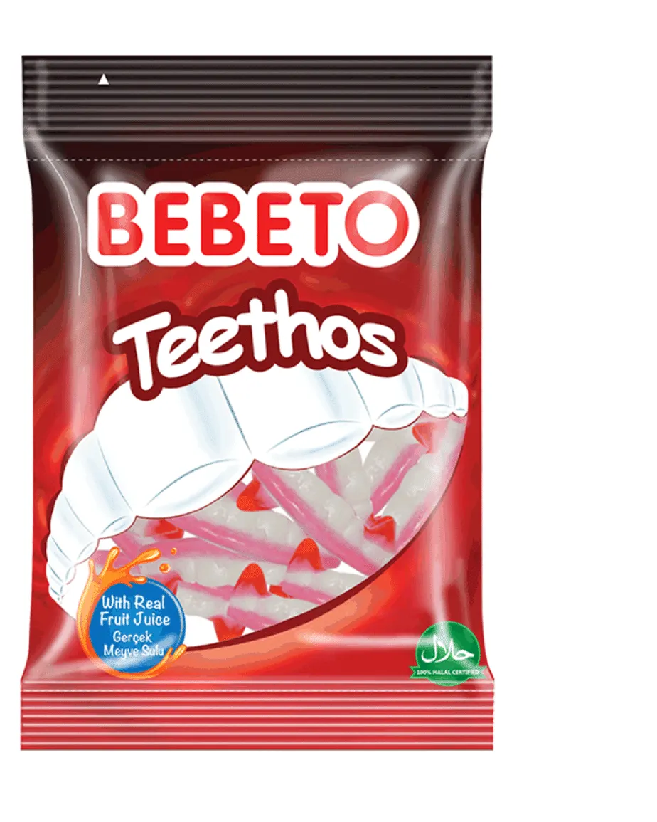 Bebeto Gummy Candy Teethos 18G Age- 3 Years & Above
