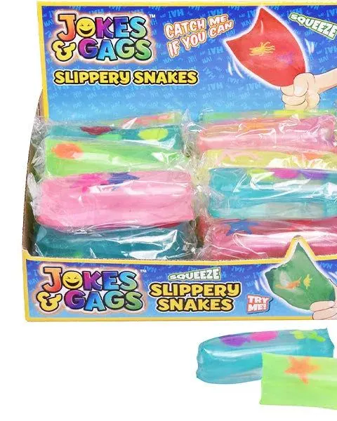 Jokes & Gags "Slippery" Snakes Assorted Colours Age-3 Years & Above