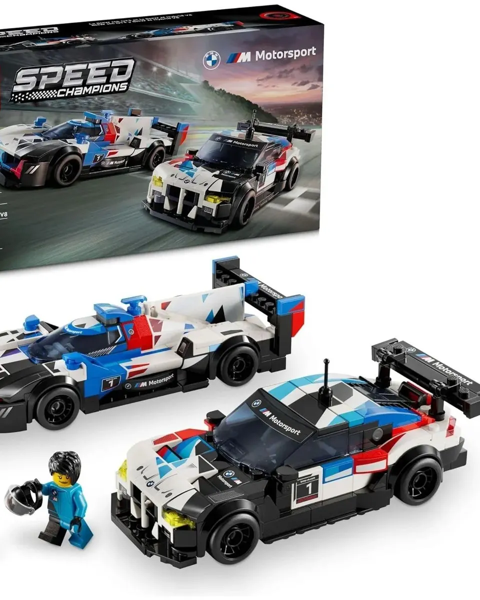 Lego BMW M4 GT3 & BMW M Hybrid V8 Race Cars Building Blocks Multicolor Age- 9 Years & Above