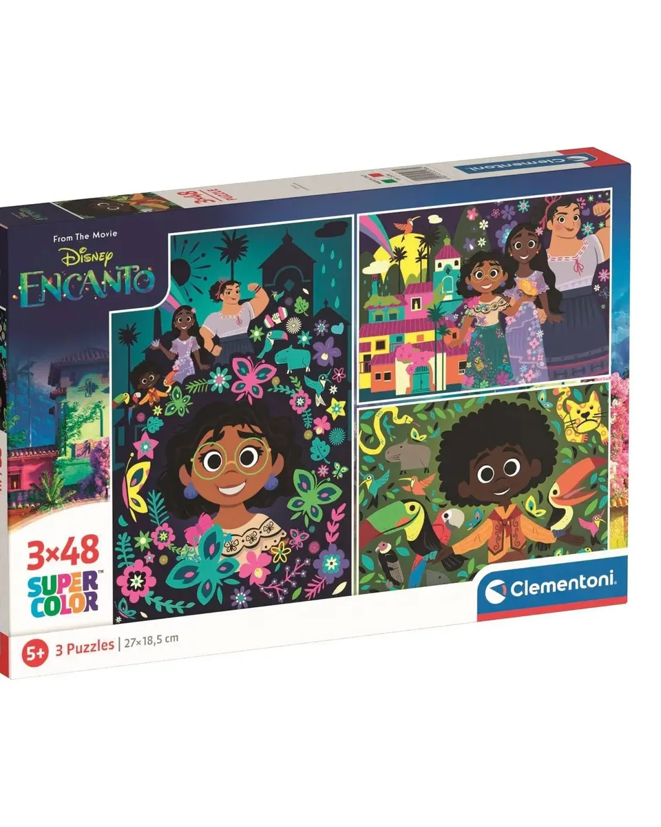 Clementoni Disney Enchanto 3 X 48 Pieces Jigsaw Puzzle Age-5 Years & Above