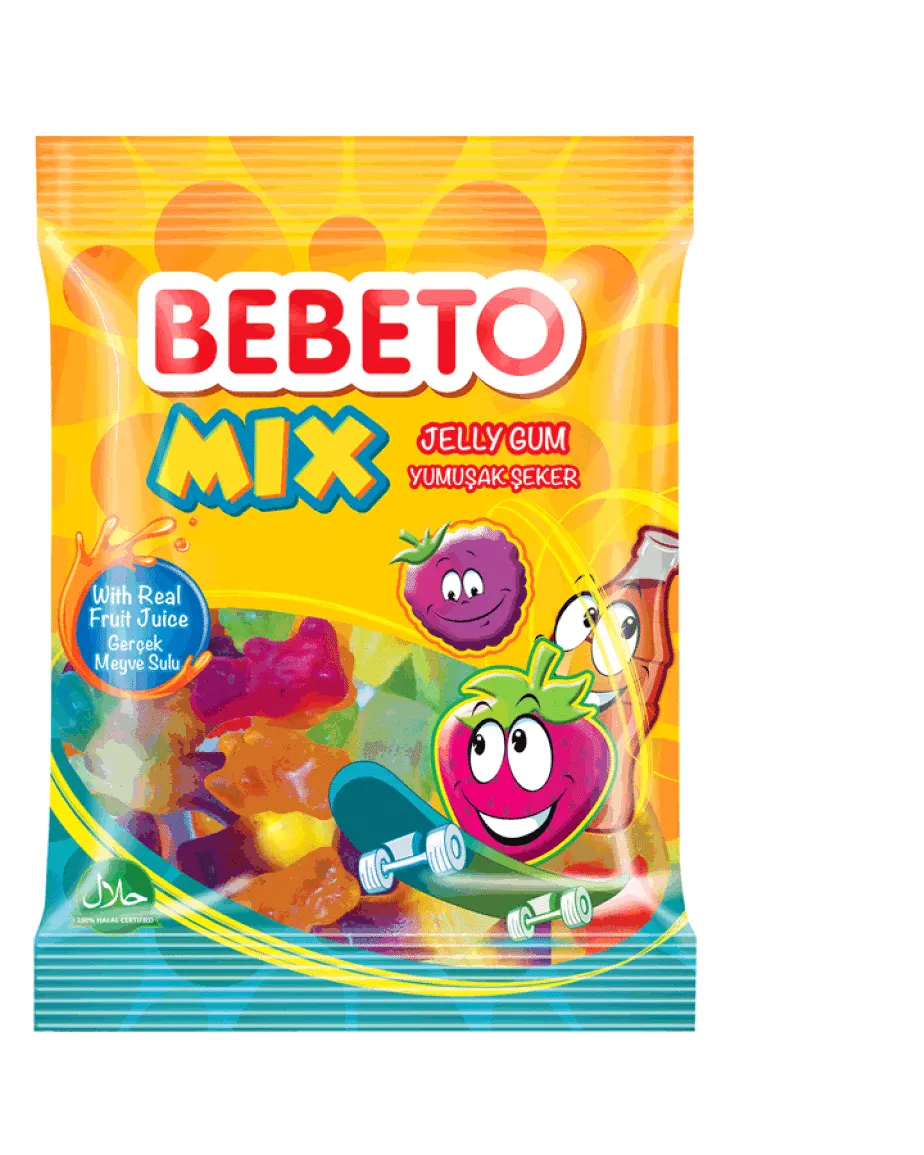 Bebeto Gummy Candy Mix 80G Age- 3 Years & Above