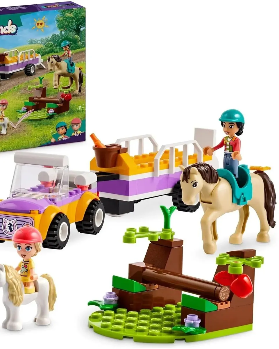 Lego Horse and Pony Trailer Building Blocks Multicolor Age- 4 Years & Above