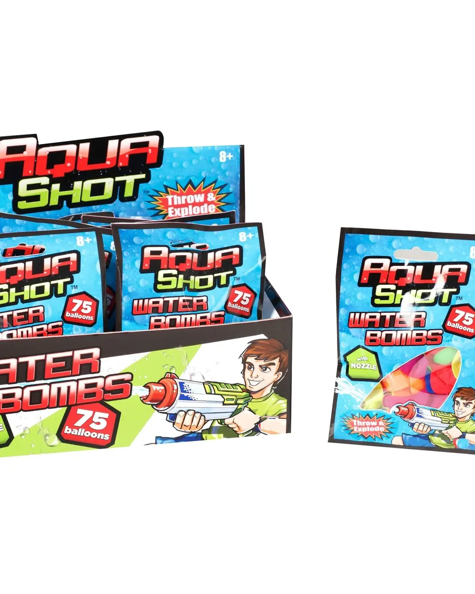 Pibi Aqua Shot Water Bombs With Nozzle 75 Balloons Age-3 Years & Above