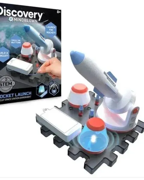 Discovery Toy Circuitry Action Space Station Rocket Launch White Age- 8 Years & Above