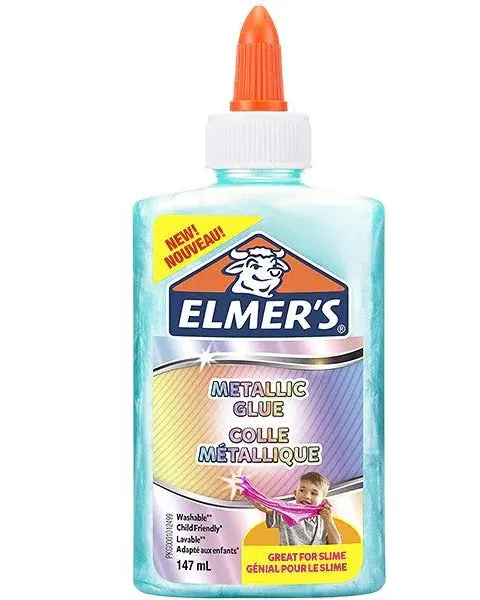 Pibi Elmer'S Metallic Liquid Glue Teal 147Ml Age-3 Years & Above