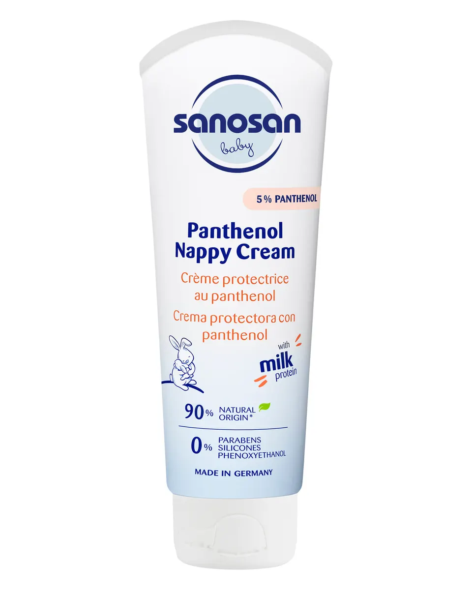 Sanosan Baby Panthenol Nappy Cream -100ml Age- Newborn & Above