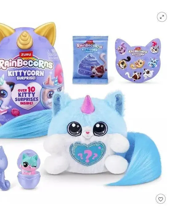 Zuru Rainbocorn Kittycorn with 10+ Surprises 92104TQ1 Assorted Multicolor Age- 3 Years & Above
