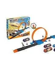 Jayhol 18-Piece Racing Track with 2 Cars Age- 3 Years & Above