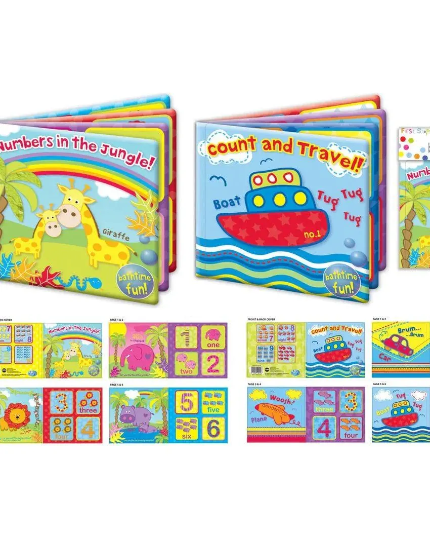 Pibi First Steps Soft Baby Bath Book Age- 6 Months & Above