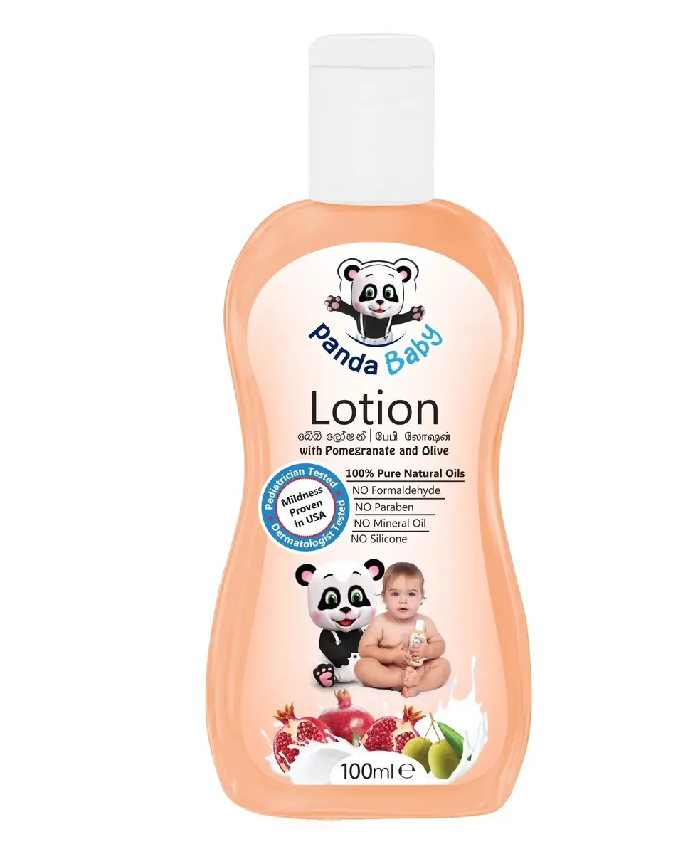 Panda Baby Lotion -Olive & Pomegranate (with flip top lid) 100ml