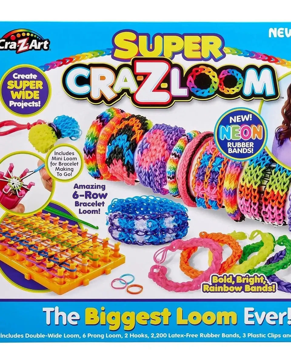 Cra-Z-Loom Super Cra-Z-Loom Multicolor Age-8 Years & Above