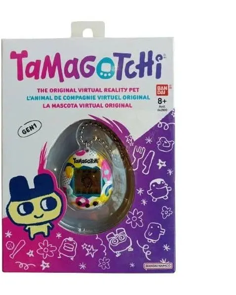 Tamagotchi Original Memphis Style Digital Pet Game Multicolor Age- 8 Years & Above