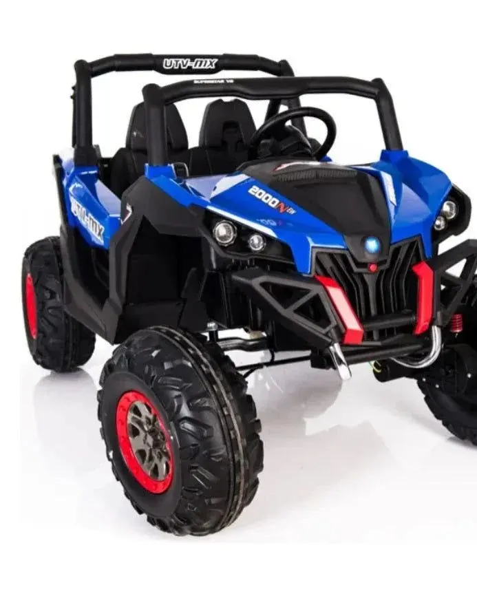 Scorpio Xux 12V 4 x4 Battery Operated Truck Ride On-Remote Control without back light Blue/Black Age- 3 Years & Above