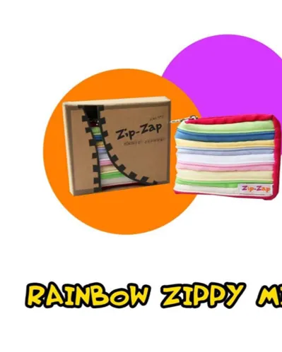Zip-Zap Rainbow Zippy Mini Pouch (10 x 8.5 cm) Age- 3 Years & Above